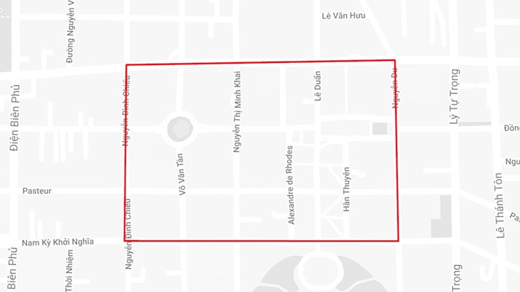 Cấm một loạt đường ở trung tâm Sài Gòn ảnh 1