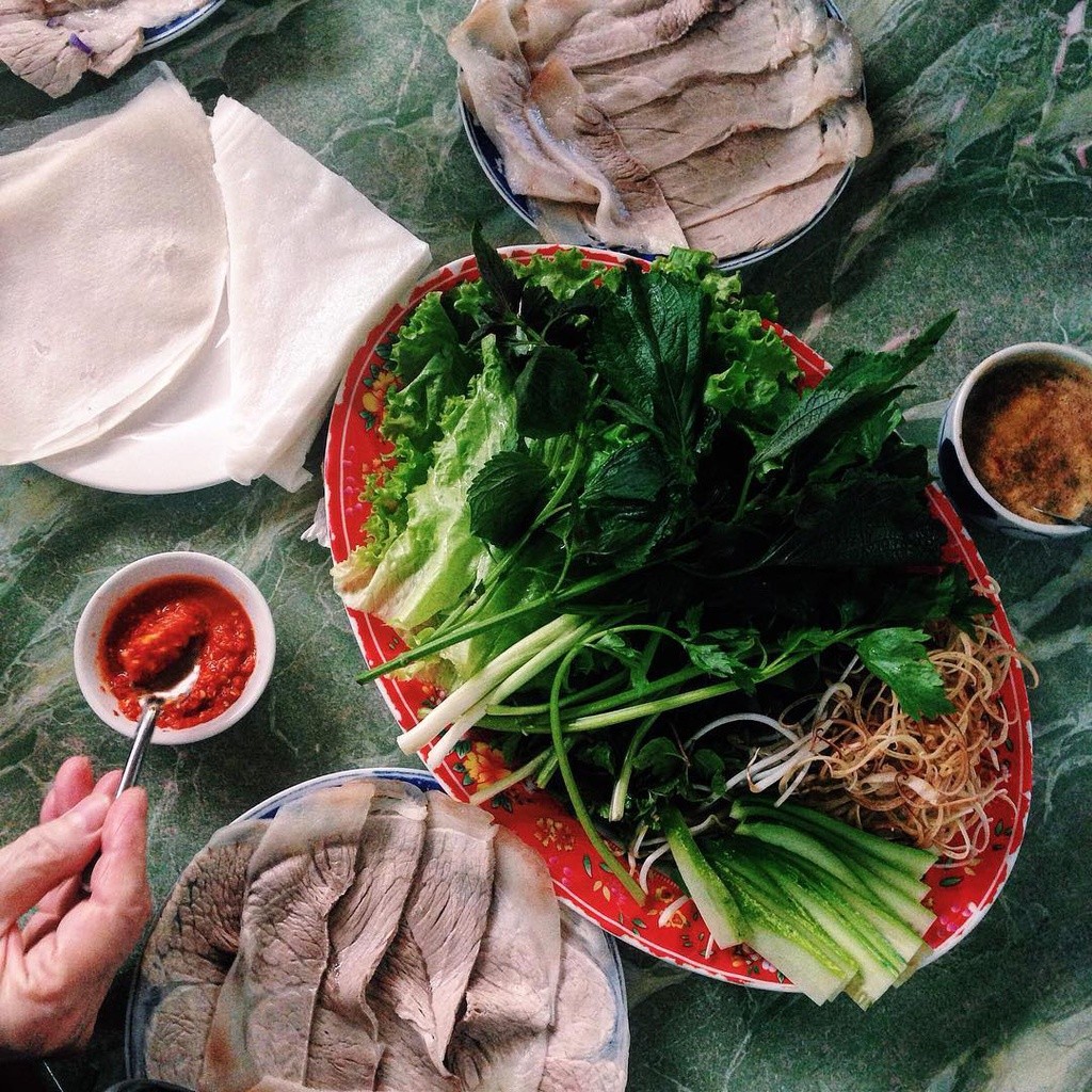 4 địa chỉ bánh tráng thịt heo ngon ở Đà Nẵng ảnh 7
