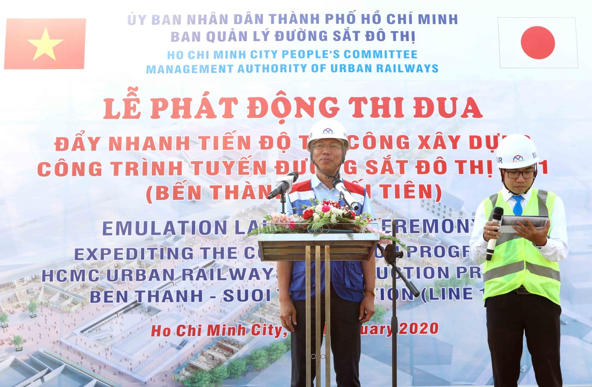 TP.HCM phát động thi đua đẩy nhanh tiến độ dự án Metro số 1  ảnh 1
