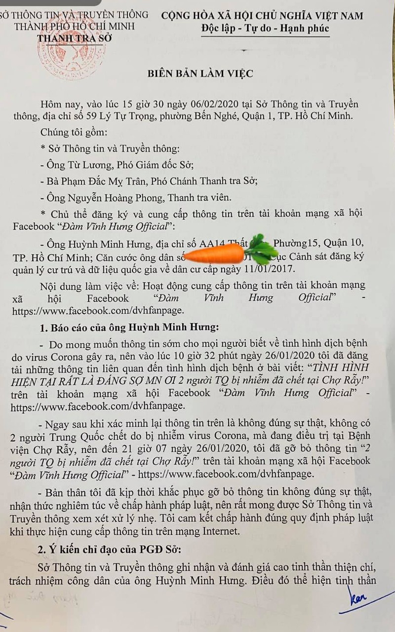 Đàm Vĩnh Hưng thừa nhận hấp tấp, thông tin tiêu cực về virus corona ảnh 1