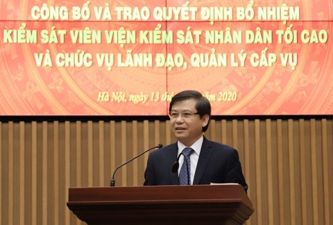 Viện Kiểm sát nhân dân tối cao bổ nhiệm 10 lãnh đạo mới ảnh 1