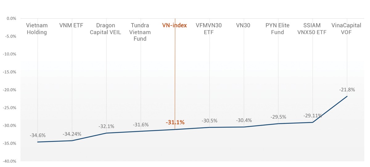 Quỹ cổ phiếu, hiệu quả bấp bênh theo Index  ảnh 1