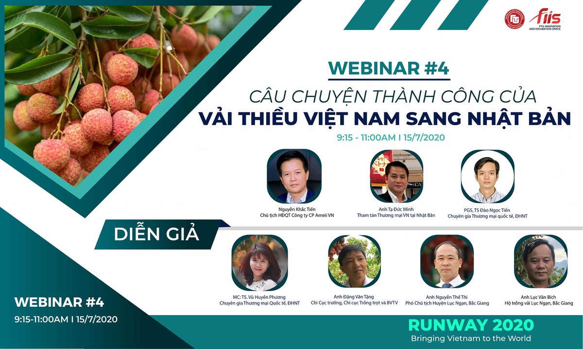 Ngày 15/7 sẽ diễn ra tọa đàm “Câu chuyện thành công của vải thiều Việt Nam sang Nhật Bản“ ảnh 1
