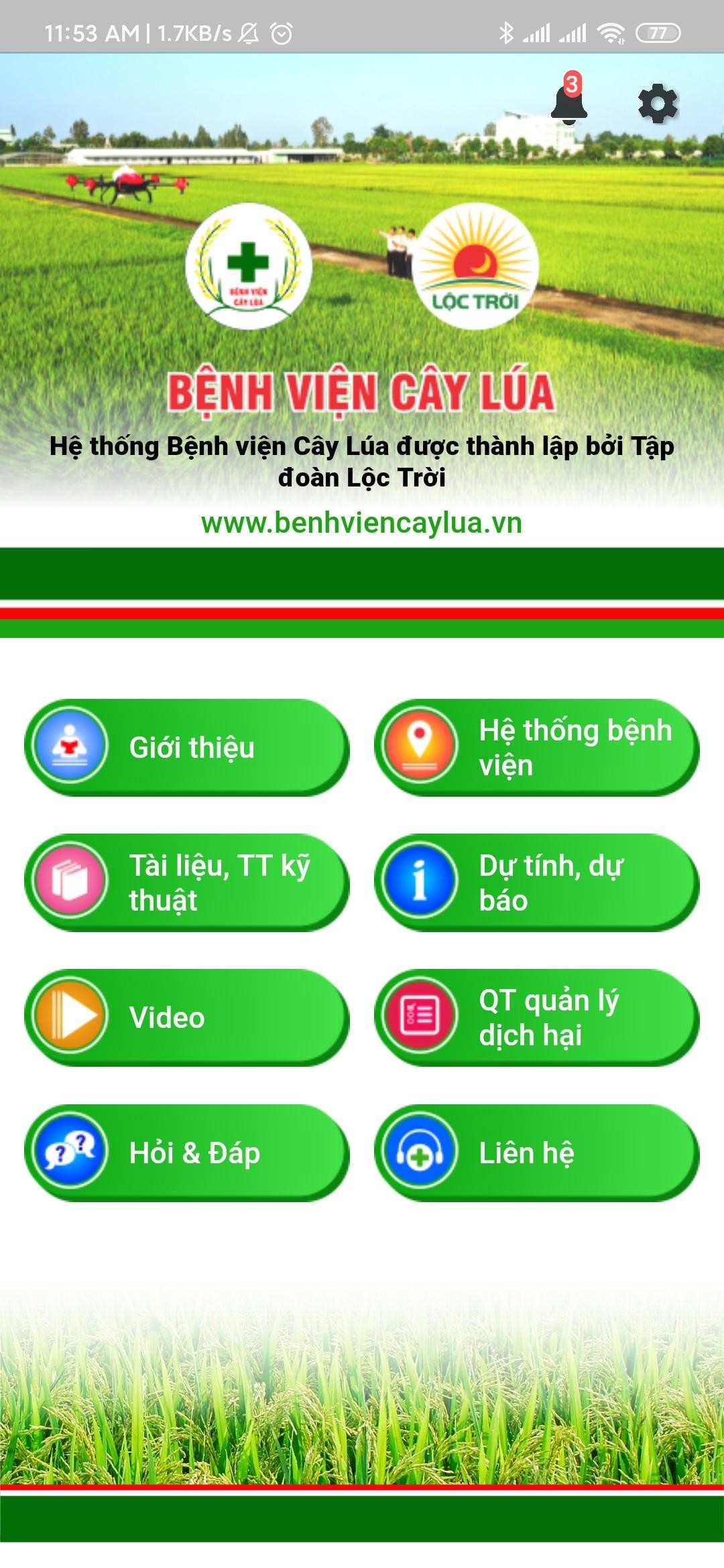 Tập đoàn Lộc Trời ra mắt ứng dụng “Bệnh Viện Cây Lúa” dành riêng cho người nông dân ảnh 1