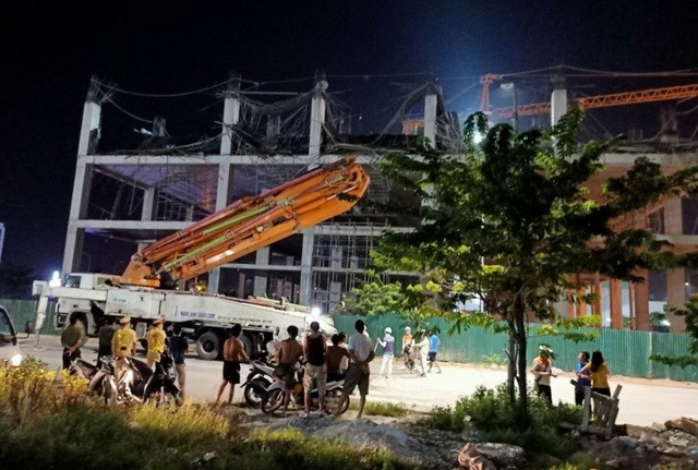 Sập trần bê tông công trình tại Công ty Toyota Bắc Giang ảnh 1