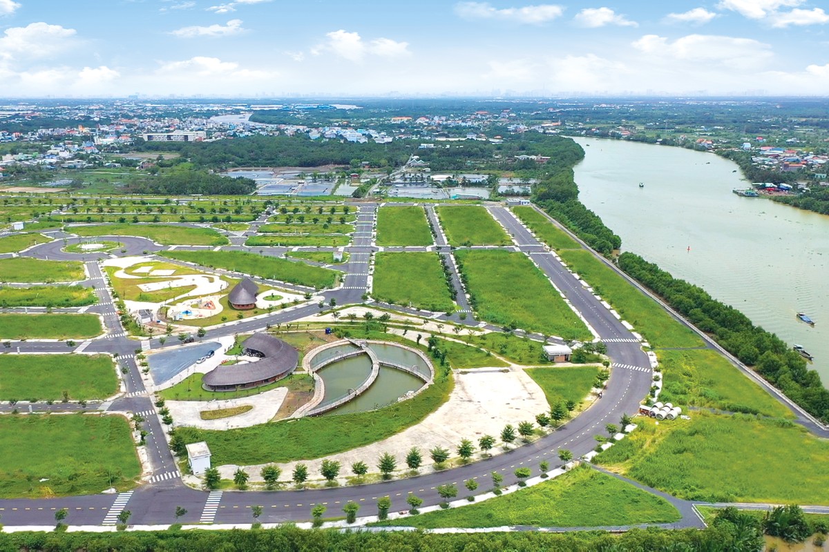 Saigon Riverpark với các phân khu chức năng đã hoàn thành và sẵn sàng phục vụ cư dân. Mới đây, chủ đầu tư dự án đã ra sổ đỏ 100% từng nền cho toàn dự án.