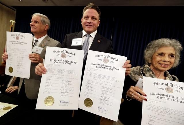 Đại cử tri mỗi bang của Mỹ là người trực tiếp bỏ phiếu bầu ra tổng thống dựa trên ý nguyện cử cử tri. (Ảnh minh họa: Getty).