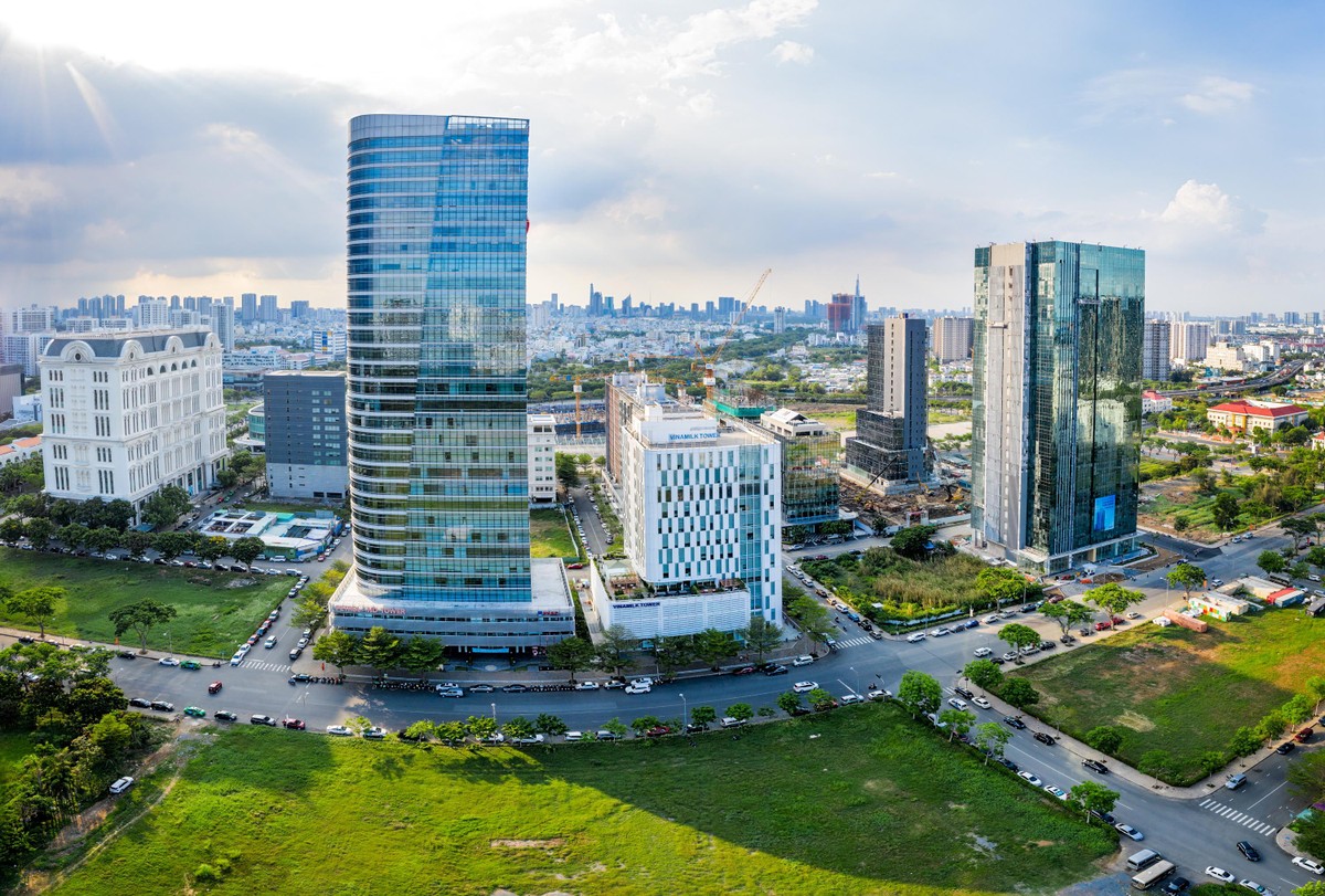 Khu cao ốc trung tâm.