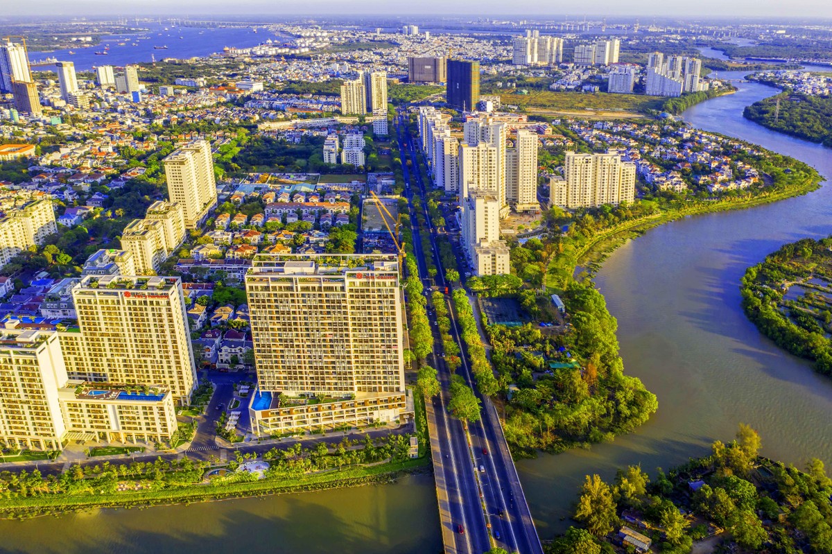 Trục đường thương mại Nguyễn Lương Bằng.