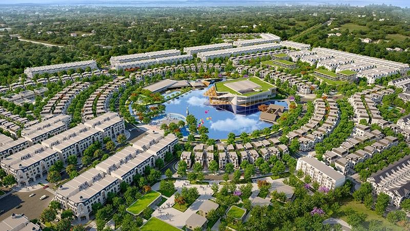 Công viên hồ trung tâm dự án Hinode Royal Park mang đến cho cư dân không gian sống lý tưởng, hài hòa với không gian trong lành của thiên nhiên.