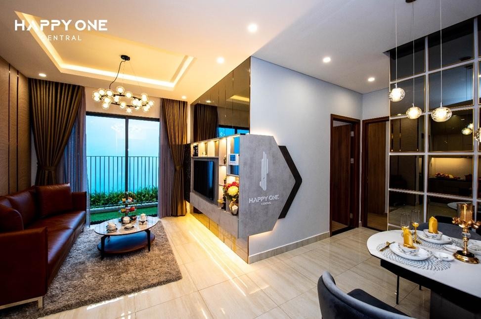 Tại Happy One – Central, các căn hộ đều có diện tích đa dạng và phù hợp với nhiều nhu cầu của khách hàng.