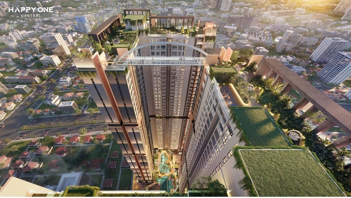 Không gian sống xanh chuẩn Singapore tại Happy One – Central.