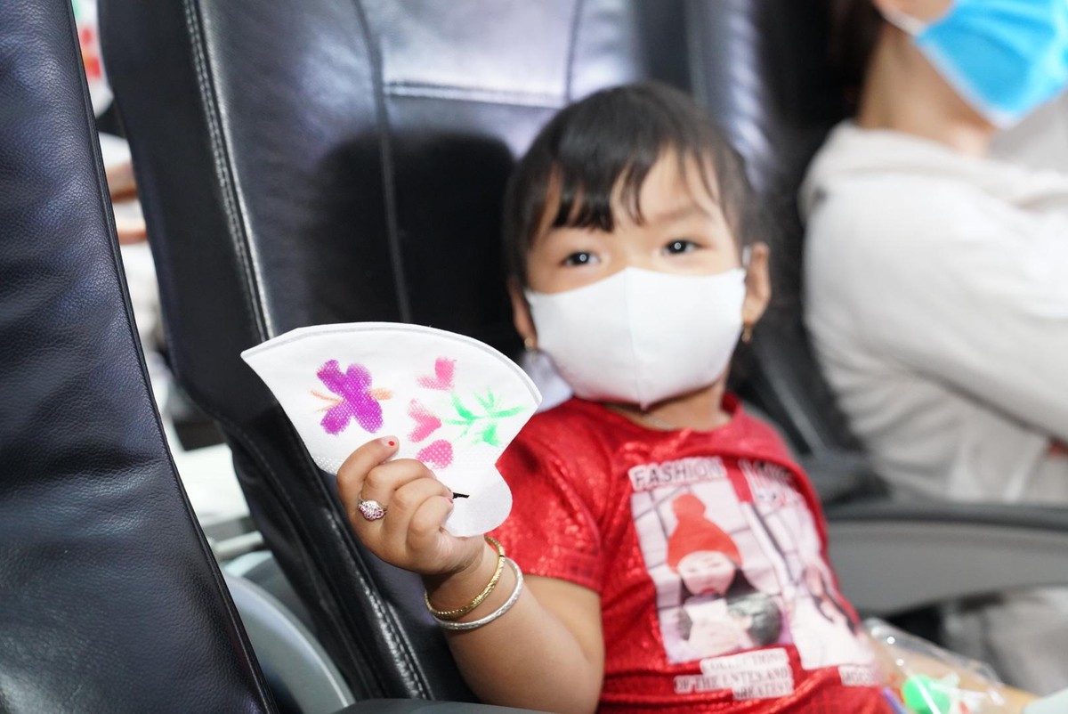 Các tác phẩm hoàn thành trong chuyến bay đặc biệt ngày 1/6 được các bạn nhỏ và ba mẹ đặc biệt trân trọng và chia sẻ, gửi gắm những thông điệp lạc quan.