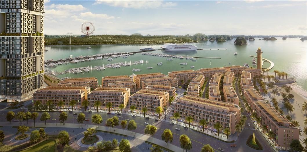 Những con phố sầm uất suốt ngày đêm.