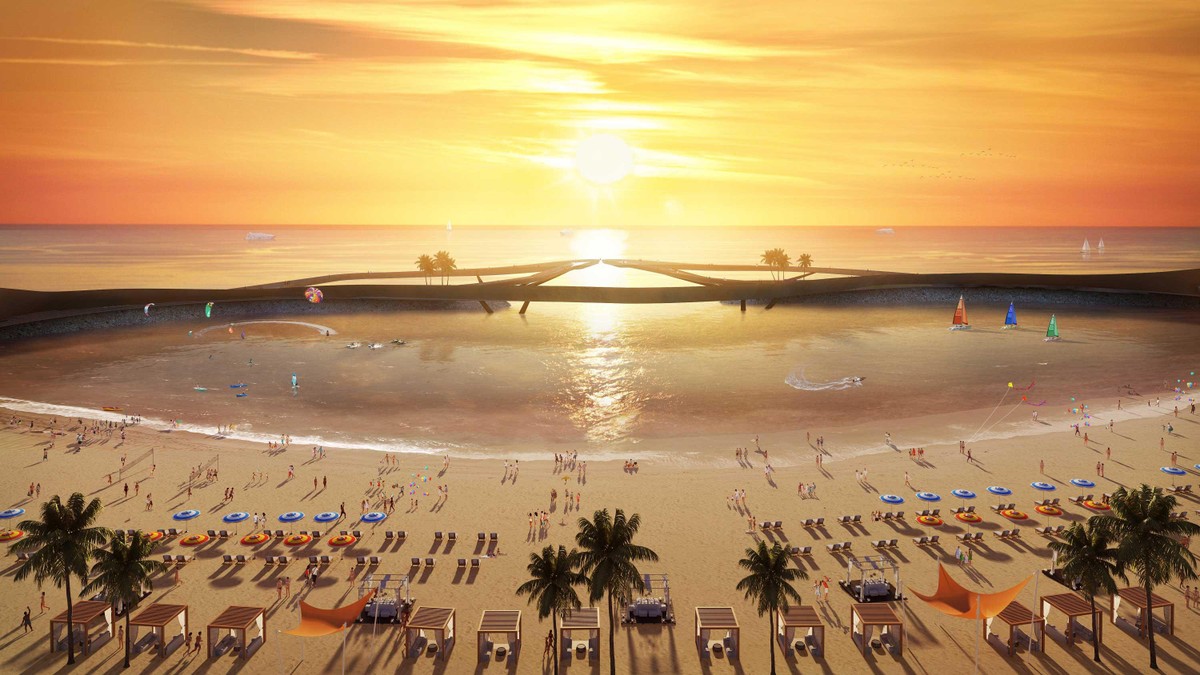 Cầu Hôn – một trong những công trình biểu tượng đang được kiến tạo tại nam đảo ngọc.