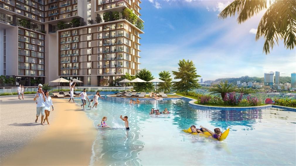 Bể bơi đẳng cấp tại Sun Marina Town (Ảnh minh họa).