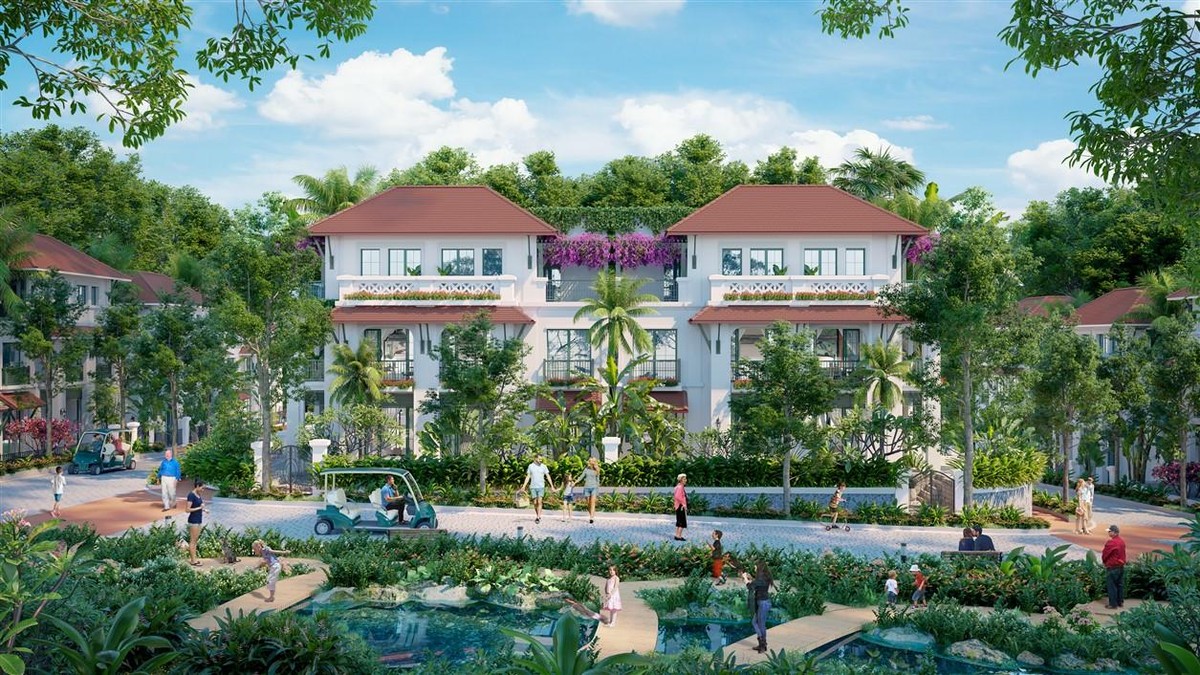 “Ốc đảo” nhiệt đới Sun Tropical Village chinh phục giới thượng lưu. (Ảnh phối cảnh minh họa).