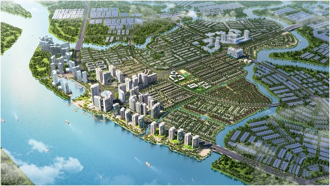 Izumi City được bao quanh bởi sông Đồng Nai và sông Bến Gỗ.