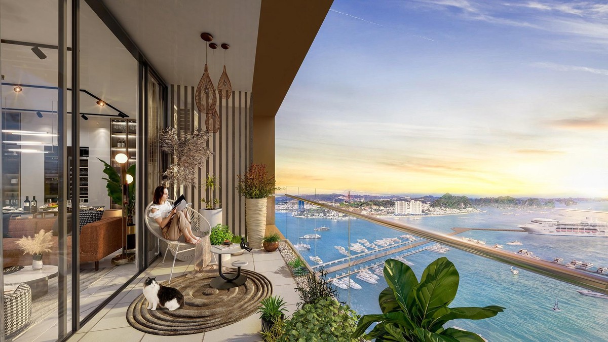 Phối cảnh minh họa ban công The Platinum_Sun Marina Town. Phối cảnh minh họa ban công The Platinum_Sun Marina Town.