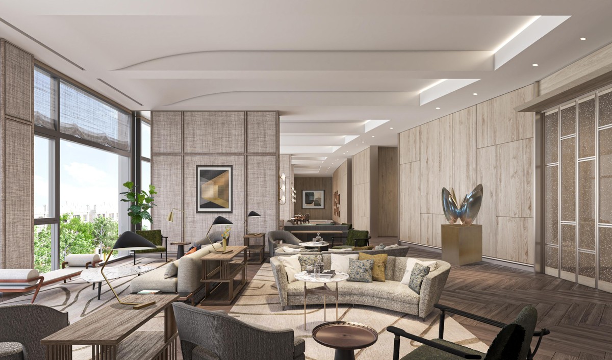 Thư viện tại tòa Sea – tòa nhà trung tâm của Grand Marina Saigon. Ảnh: Masterise Homes.