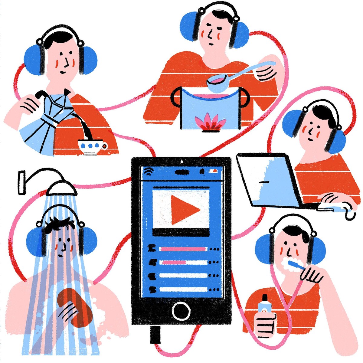 Gen Z có thể tiếp thu tri thức mọi lúc, mọi nơi và chọn lọc nguồn thông tin phù hợp với “khẩu vị” cá nhân (Ảnh minh họa: Irene Rinaldi).