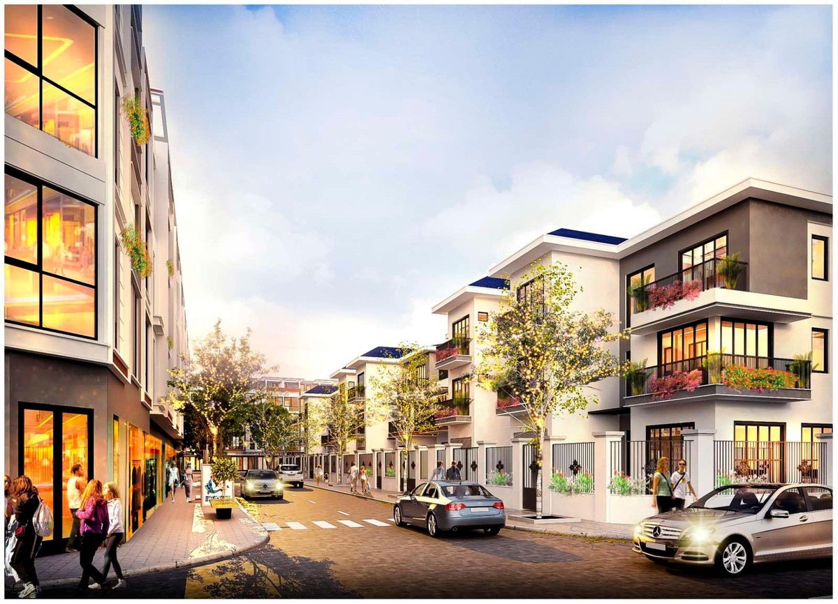 Phối cảnh dự án T&amp;T Phố Nối.