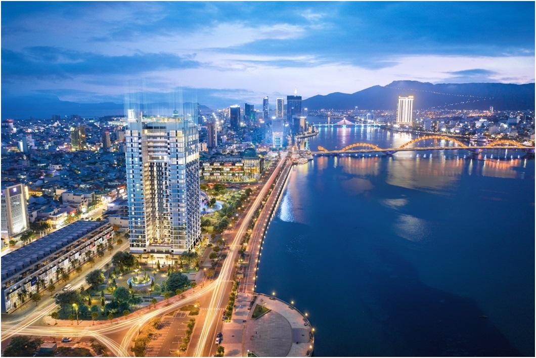 Tọa lạc tại vị trí đắc địa The Royal Boutique Hotel &amp; Condo Đà Nẵng đang được nhà đầu tư săn đón.