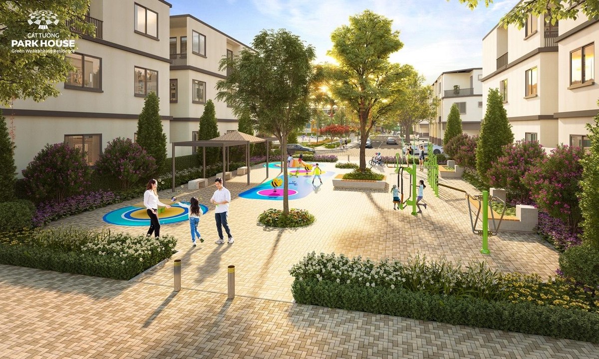 Công viên Creative Playground cho cư dân nhí sân chơi để phát triển. Công viên Creative Playground cho cư dân nhí sân chơi để phát triển.