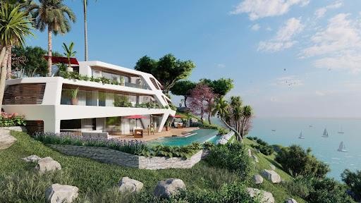 Sunshine Marina Mũi Né - Tổ hợp quần thể biệt thự nghỉ dưỡng cao cấp cùng hệ thống tiện ích 6 sao đẳng cấp tại Phan Thiết - một trong các đại dự án sẽ mang lại nguồn doanh thu lớn cho SCG trong lĩnh vực Tổng thầu xây dựng.