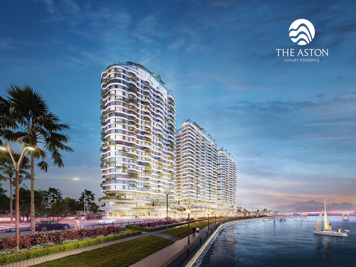 Phối cảnh dự án The Aston Luxury Residence do Tập đoàn Danh Khôi triển khai tại Nha Trang.