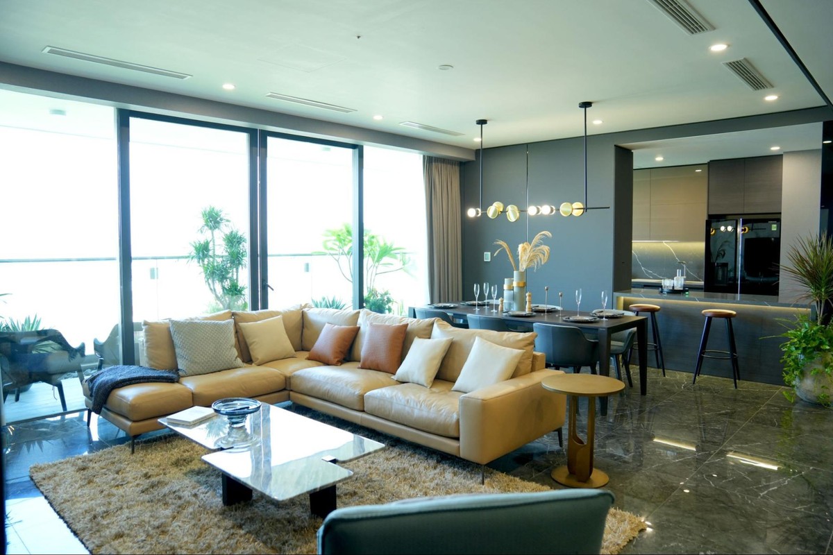 Sunshine Golden River thể hiện vị thế của gia chủ qua từng chi tiết thiết kế.