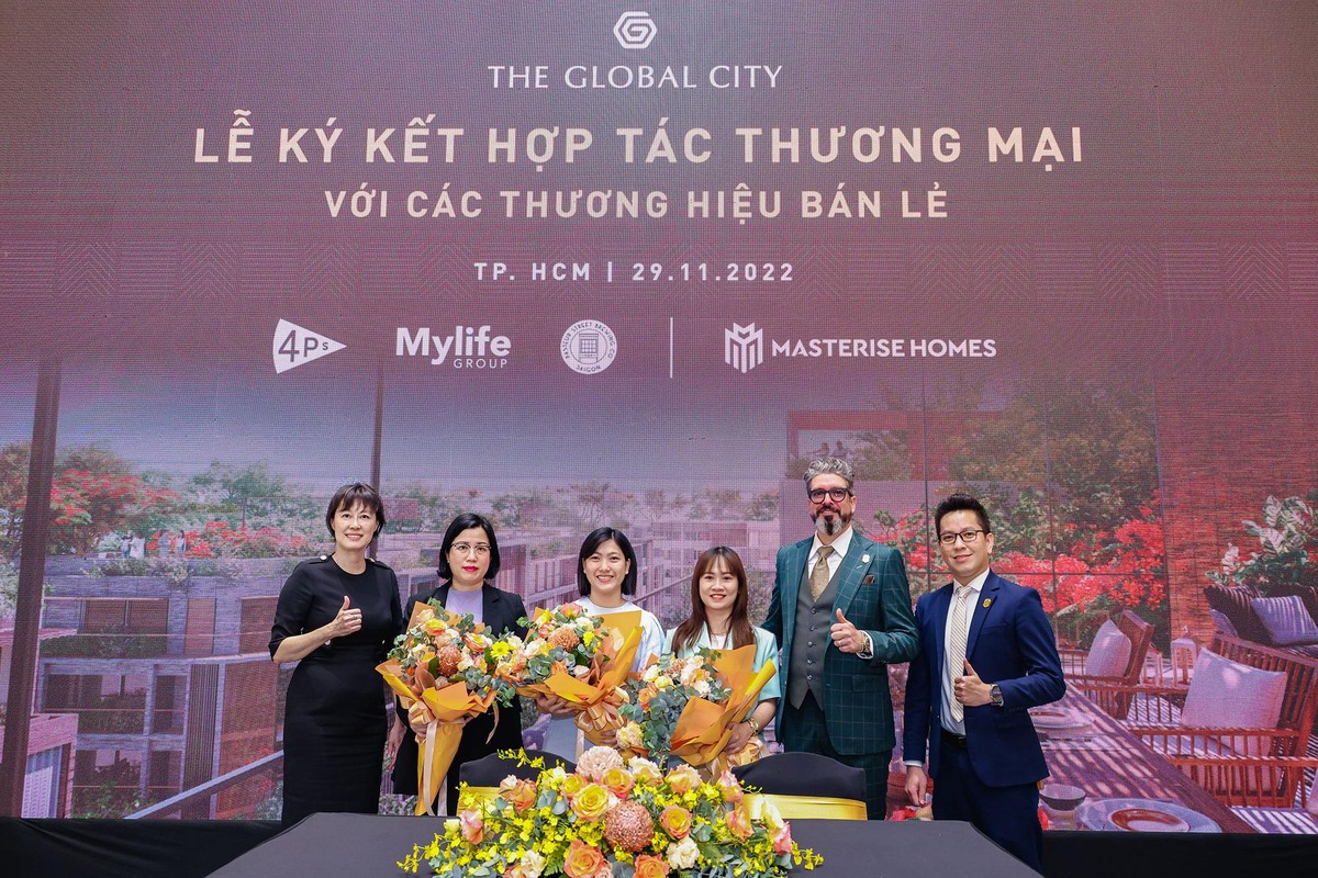 Masterise Homes ký kết hợp tác cùng các thương hiệu F&amp;B nổi tiếng vào sáng cùng ngày, các thương hiệu sẽ có mặt tại The Global City trong thời gian tới.