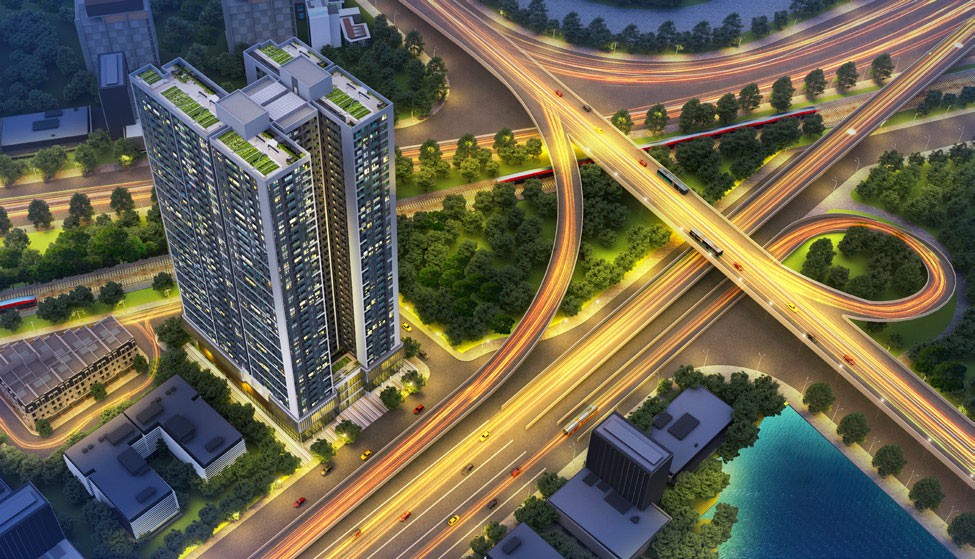 Dự án Hoang Huy Grand Tower nằm sát nút giao Nam Cầu Bính - vị trí thuận lợi về kết nối giao thông giữa các quận trong TP. Hải Phòng cũng như với các tỉnh, thành phố lân cận.