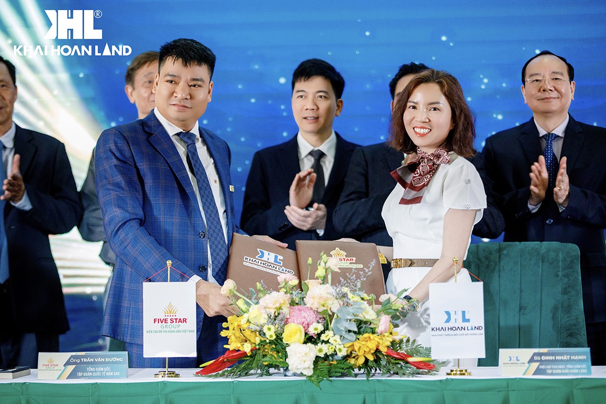 Ngày 27/02/2023, Tập đoàn Khải Hoàn Land đã chính thức ký kết hợp tác chiến lược tại Đại đô thị Five Star Eco City quy mô 650 ha.