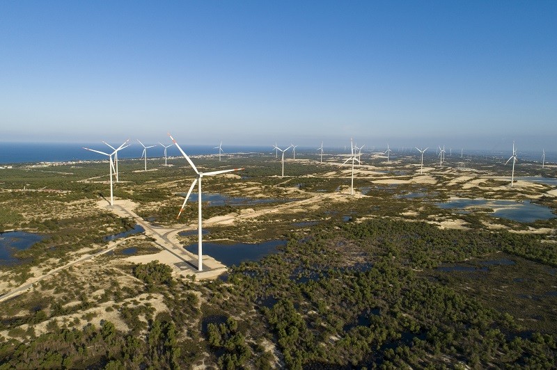 Cụm dự án trang trại điện gió B&amp;T của nhà đầu tư Philippines tại Quảng Bình.