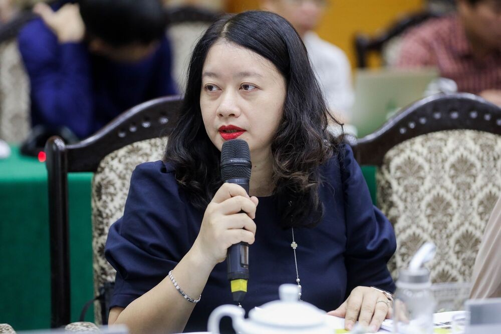 Bà Lê Thùy Linh, Phó trưởng phòng Vụ Chính sách Thuế, Bộ Tài chính.