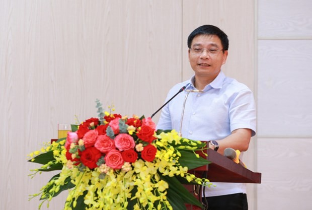 Bộ trưởng Nguyễn Văn Thắng chỉ đạo tại Hội nghị sơ kết 6 tháng đầu năm và triển khai nhiệm vụ trọng tâm 6 tháng cuối năm 2023 của Cục Hàng hải Việt Nam. (Ảnh: PV/Vietnam+). Bộ trưởng Nguyễn Văn Thắng chỉ đạo tại Hội nghị sơ kết 6 tháng đầu năm và triển khai nhiệm vụ trọng tâm 6 tháng cuối năm 2023 của Cục Hàng hải Việt Nam. (Ảnh: PV/Vietnam+).