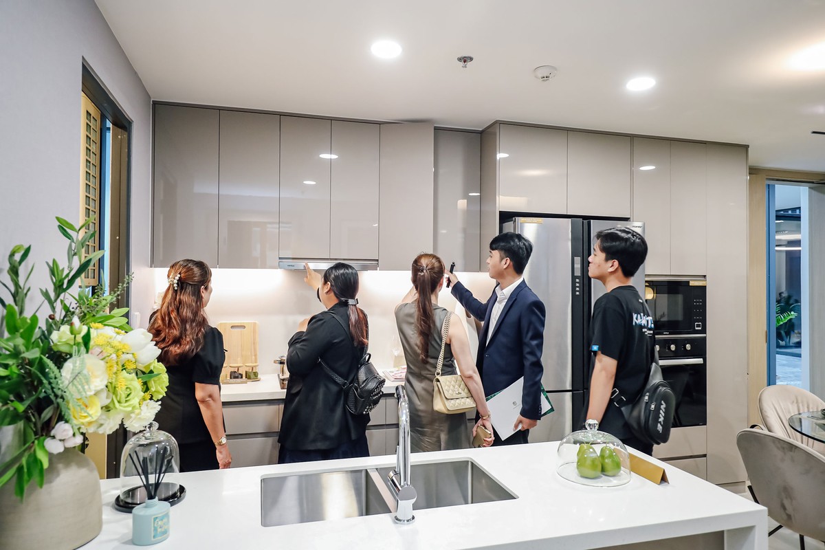 Khách hàng đánh giá cao chất lượng bàn giao của căn hộ.