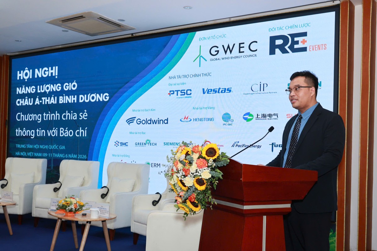 Ông Bùi Vĩnh Thắng, Giám đốc Quốc gia tại Việt Nam của GWEC. Ảnh: Chí Cường