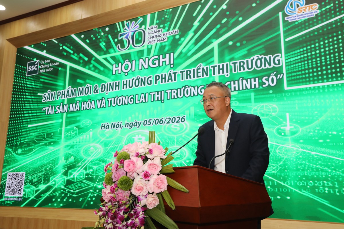 Ông Bùi Hoàng Hải - Phó Chủ tịch Ủy ban chứng khoán Nhà nước, phát biểu tại hội nghị. Ông Bùi Hoàng Hải - Phó Chủ tịch Ủy ban chứng khoán Nhà nước, phát biểu tại hội nghị.