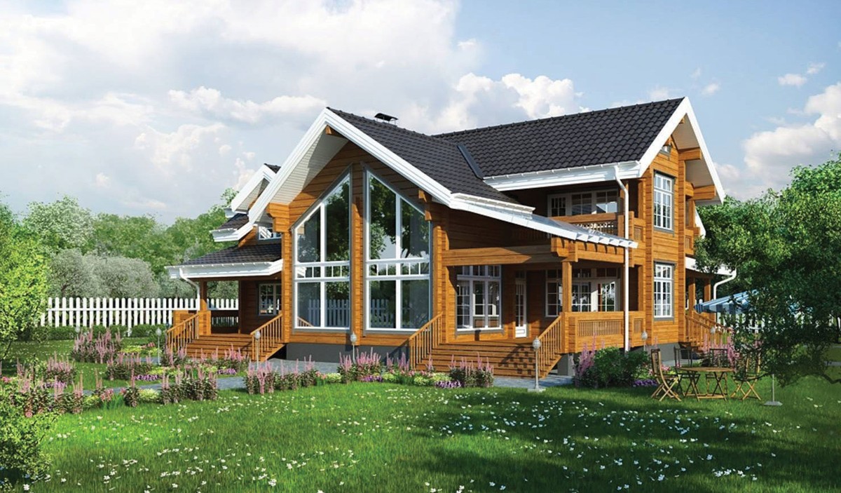 Đa phong cách trong thiết kế nhà ở từ vật liệu gỗ ảnh 5