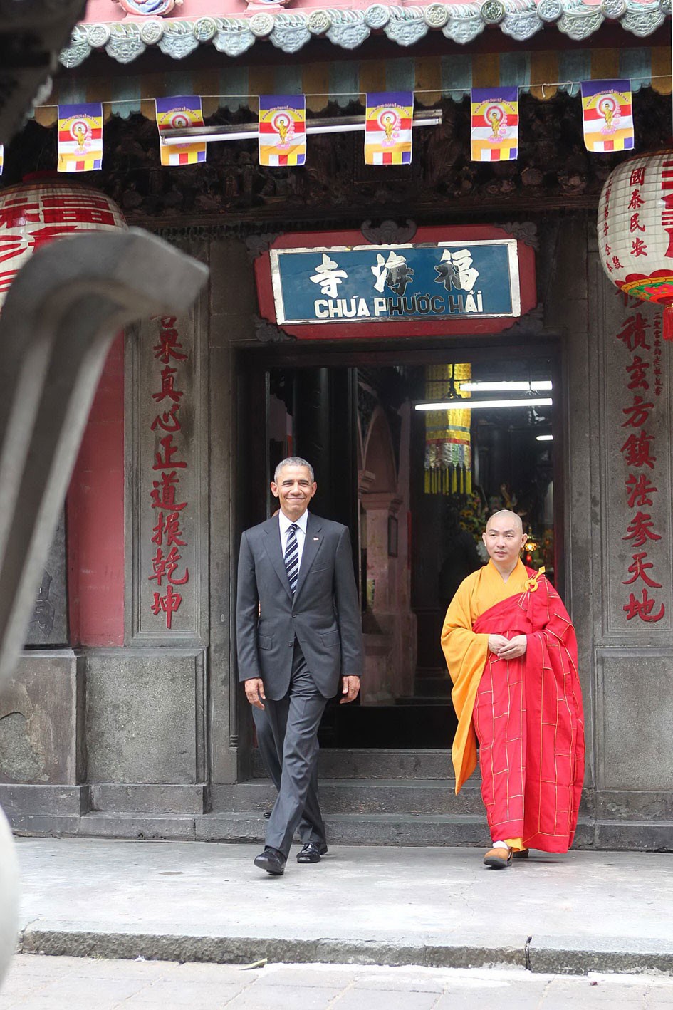 Những hình ảnh của Tổng thống Obama tại TP. HCM chiều 24/5 ảnh 2 Những hình ảnh của Tổng thống Obama tại TP. HCM chiều 24/5 ảnh 2