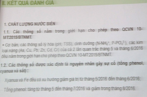 Nước biển miền Trung 'đạt chuẩn' để tắm và nuôi thủy sản ảnh 1