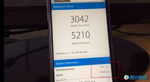 Thông tin từ GeekBench cho thấy mẫu iPhone thử nghiệm có tên iPhone 6 SE.