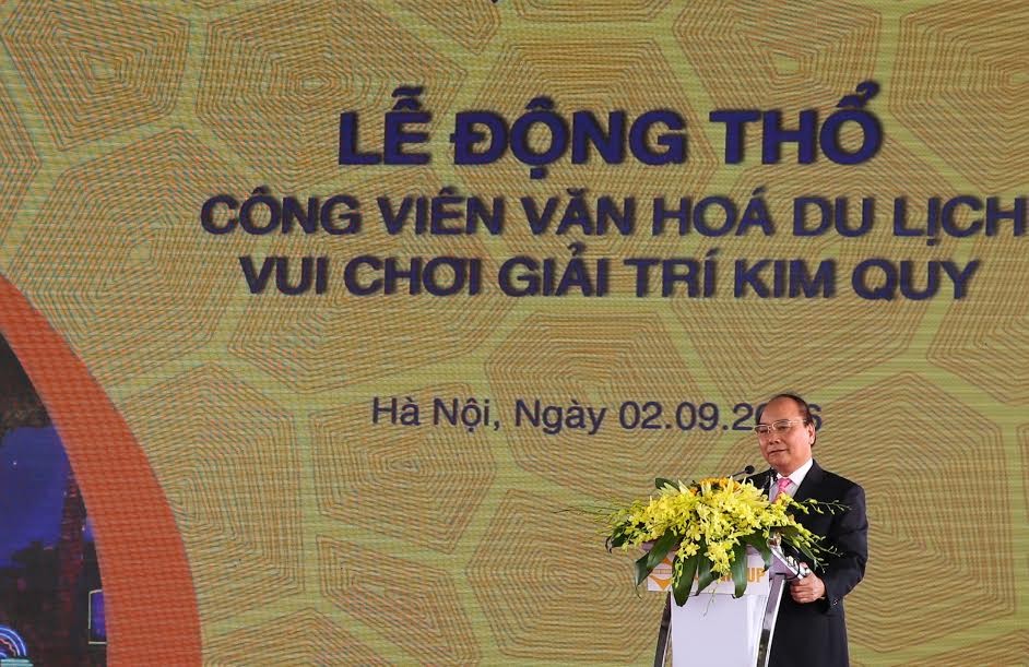 Động thổ Dự án Công viên Kim Quy tại Hà Nội ảnh 1