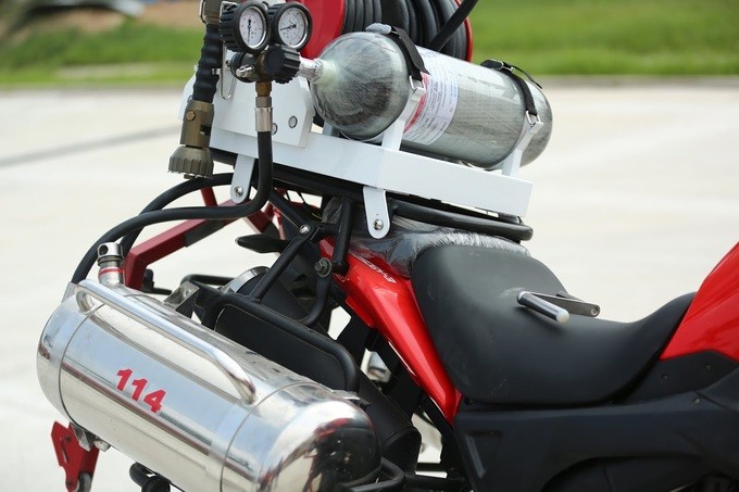 Dàn môtô đặc chủng của cảnh sát chữa cháy Việt Nam ảnh 8