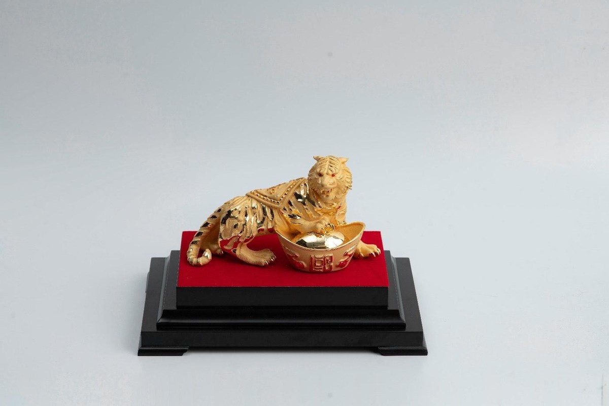 Tượng Quý linh Nhâm Dần mạ vàng FJC.