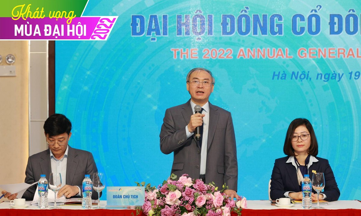 Ông Trần Ngọc Năm, Chủ tịch HĐQT PJICO phát biểu tại Đại hội.