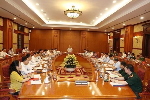 Sáng 27/4, tại Trụ sở Trung ương Đảng, Tổng Bí thư Nguyễn Phú Trọng, Trưởng Ban Chỉ đạo chủ trì họp Thường trực Ban Chỉ đạo Trung ương về phòng, chống tham nhũng.