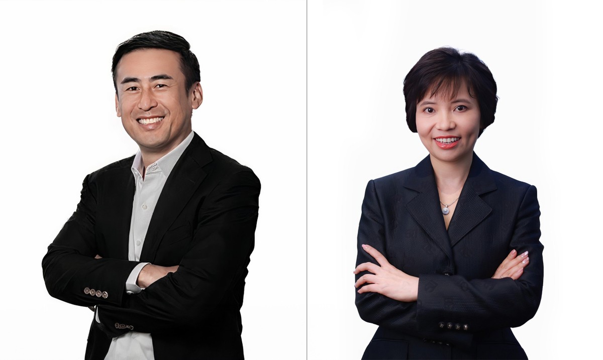 Ông Takeshi Kimoto và bà Phạm Thị Nhung, 2 thành viên HĐQT mới được bầu của VPBank.